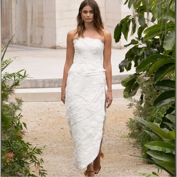 Zimmermann Dresses & Skirts - New sample Zimmermann strapless sculpture lace dress. AU. 0